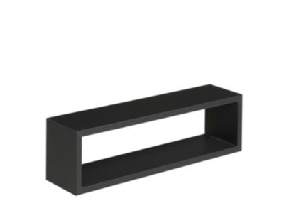 Étagère murale cube noir Chany L.59 x P.14,5 x H.17 cm Format