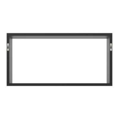 Étagère murale rectangulaire GoodHome Rigga noir L. 60 cm
