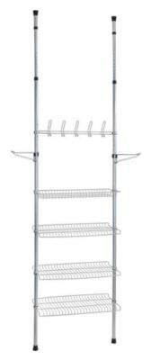 Étagère penderie extensible Apollon Wenko H. 180 à 300 cm argent