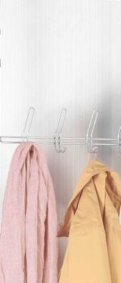 Étagère penderie extensible Apollon Wenko H. 180 à 300 cm argent