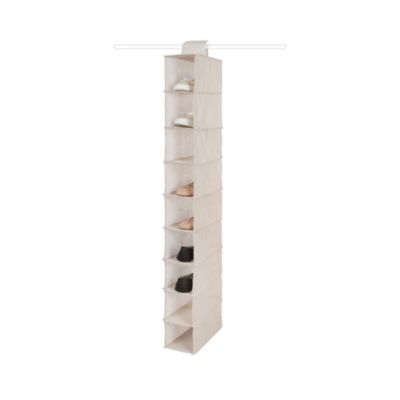 Étagère souple pour chaussures Compactor Nancy beige 9 compartiments H. 100,5 cm