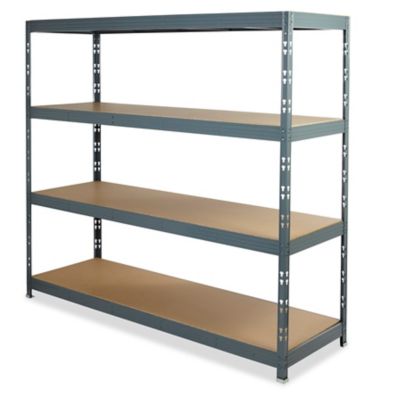 Etagère XXL bois métal H.200 x L. 220 x P. 70 cm