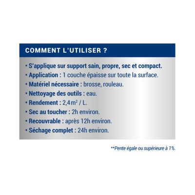 Etanchéité avant carrelage intérieur mat Ripolin 0,75L