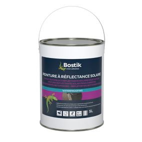 Etanchéité Bostik Peinture à Réflectance Solaire à base de bitume et aluminium 5L