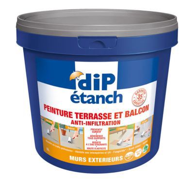 Ripolin Anti-infiltration Toiture - Membrane étanche Couleur Tuile 0.75L