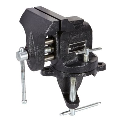 Étau portable rotatif Magnusson en acier ouverture maximale 75 mm largeur des mâchoires 75 mm