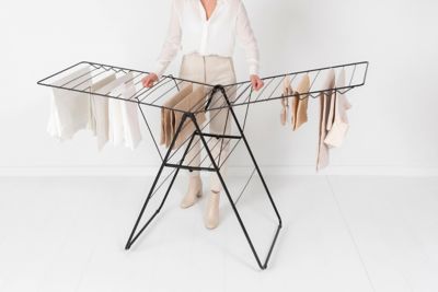 Étendoir à linge 25 m Brabantia Hangon coloris noir Castorama