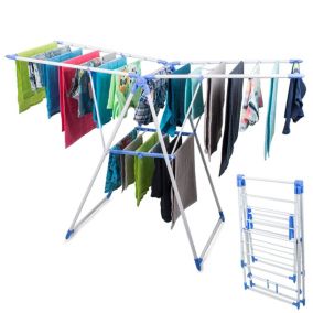 Etendoir a linge séchoir  Sèche-linge Linge 2 Niveaux Pliant 161 cm
