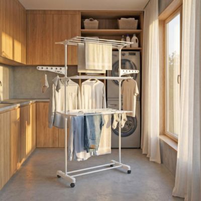 Etendoir à linge modulable ARIA / Blanc