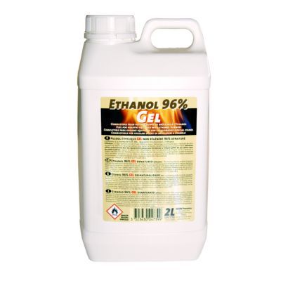 Ethanol en gel 96% Pyrofeu en bidon de 2 litres