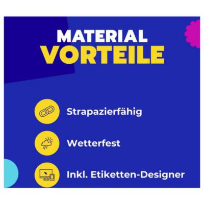 Etiquette plastique L6111-20 210 x 297 mm film polyester - 20 feuilles ...