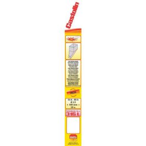 Etui de 10 baguettes acier inoxydables type 316L diamètre 2,5mm - CASTOLIN - 316 L 2510