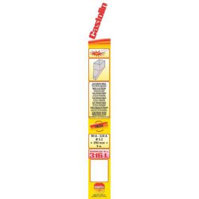 Etui de 5 baguettes acier inoxydables type 316L diamètre 3,2mm - CASTOLIN - 316 L 3205