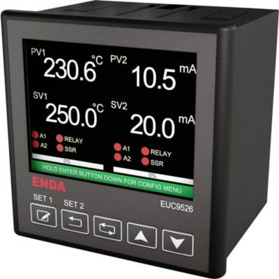 EUC9526-230 EUC9526 régulateur PID universel encastré 96 x 96 mm, 3 sorties, Modbus RS485