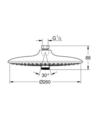 Euphoria 260 Douche de tête 3 jets (26455000)