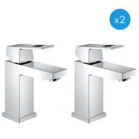 Eurocube - Lot de 2 mitigeurs monocommande 1/2" LavaboTaille S (2313200E-DUO)