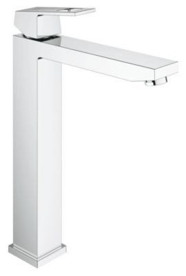 Eurocube Set Mitigeur monocommande 1/2" LavaboTaille XL + Bonde clic clac Grohe pour lavabo avec trop-plein (23406000-CLICCLAC)