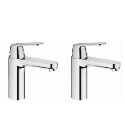 Eurosmart Cosmopolitan - Lot de 2 mitigeurs de lavabo CE, chrome (2339800E-DUO)