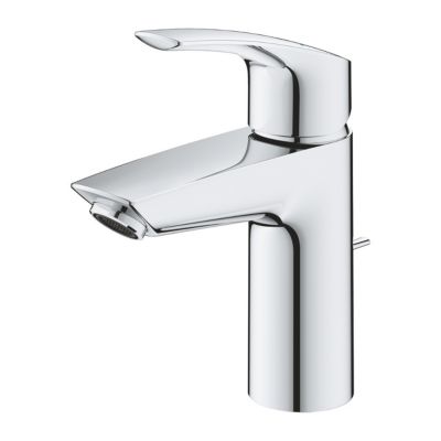 EUROSMART Mitigeur monocommande de lavabo Taille S, avec vidage, Chrome (23456003)