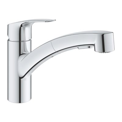 Eurosmart Mitigeur évier avec Douchette, Chrome (30305001)
