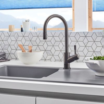 Evier 1 bac VILLEROY ET BOCH Siluet 60 Blanc CeramicPlus