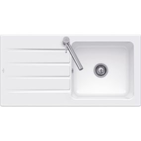 Evier 100 x 51 cm VILLEROY ET BOCH Architectura 60 Blanc