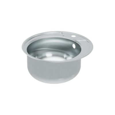 Évier à encastrer en inox 1 bac rond, Ø49 cm, Quimby