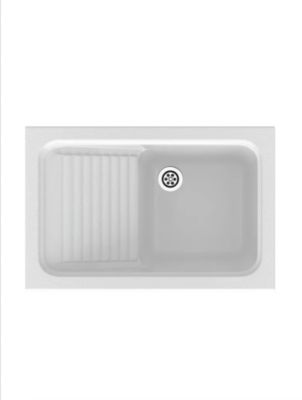 Bac de Lavage en Résine Blanc - ECO BRICOLAGE