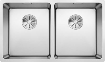 Evier Blanco Andano 340/340-U Inox InFino - Inox Lisse