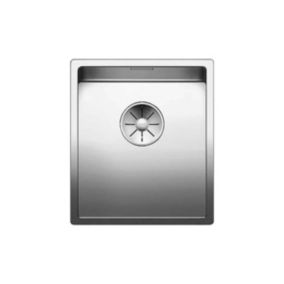 Evier Blanco Claron 340-U Inox InFino - Inox Lisse