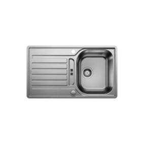 Evier Blanco Lantos 45S-IF - Inox Brossé