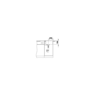 Evier Blanco Metra 45S Compact Silgranit - BLANC SOFT - Vidage : Automatique
