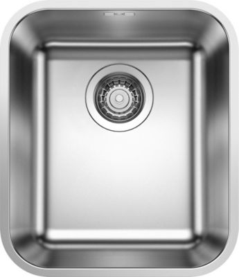 Evier Blanco Supra 340-U Inox - Inox Lisse - Vidage : Manuel