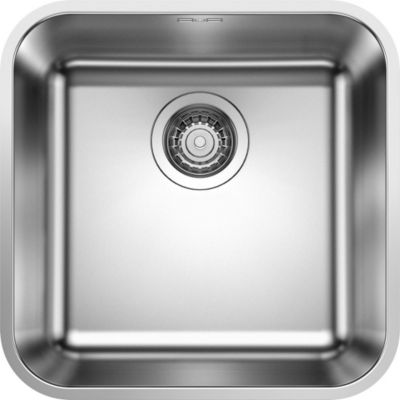 Evier Blanco Supra 400-U Inox - Inox Lisse - Vidage : Manuel