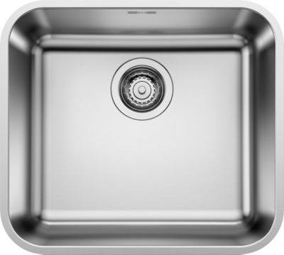 Evier Blanco Supra 450-U Inox - Inox Lisse - Vidage : Manuel