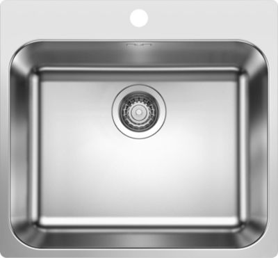 Evier Blanco Supra 500-IF/A R12 Inox - Inox Lisse