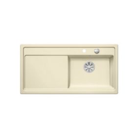 Evier à encastrer 100cm silgranit jasmin Blanco 524171