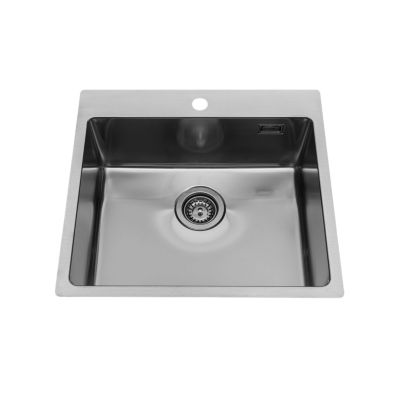 Evier inox Luisina JAVA 1 bac 550x505