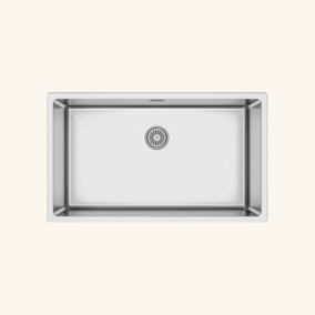 Evier inox sous-plan MAX 1 grand bac 750x441