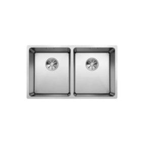 Evier sous plan BLANCO ANDANO 340/340-IF InFino INOX MANU