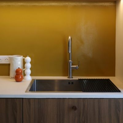 Évier sous plan en inox 1 bac grande cuve, L.76 x P.45 cm, Essebagno Luisa