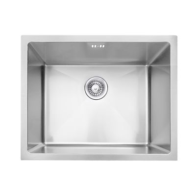 Évier sous plan en inox 1 bac, L.55 x P.45 cm, Essebagno Luisa