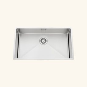 Evier sous-plan inox nid d'abeille VIBRATO Luisina 1 bac 770x450 mm