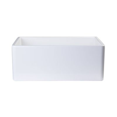 Evier timbre d'office 66cm en céramique blanc
