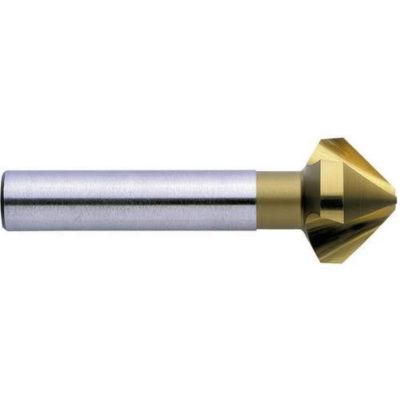 Exact fraise conique et de9bavure 90b0 25 mm DIN335C HSS TiN plus6 - tige cylindrique 67 mm