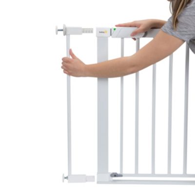 Extension barrière de sécurité en métal blanc 7 cm