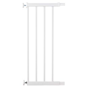 Extension barrière de sécurité en métal blanc Easy Close 28 cm