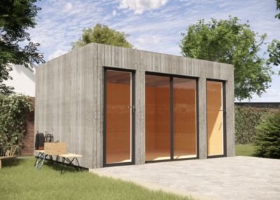 Extension maison en bois en bois 4,4 x 3,5 x 2,7 m