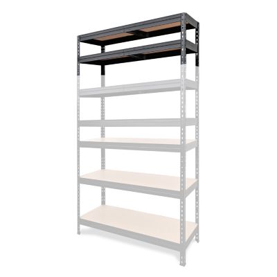 Extension pour étagère de garage en acier thermo-laqué H.46 x L.127,6 x P.40 cm GoodHome Rand