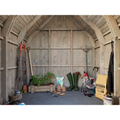 Extension pour serre Palmako Emilia bois autoclave gris 4m²